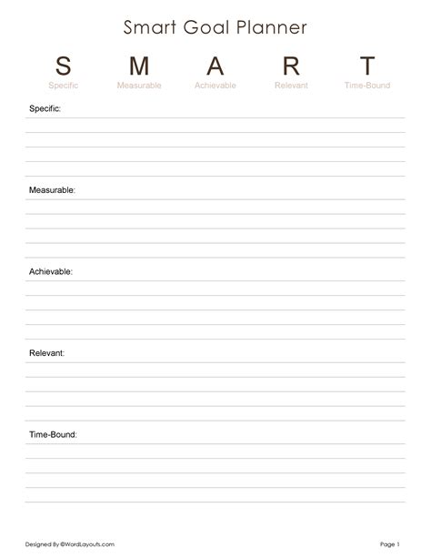 Smart Goal Worksheet SMART Goal Worksheet V3 Smart Goals