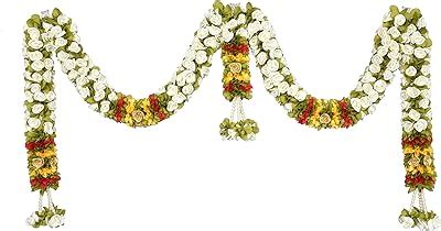 Buy Daedal Crafters- Champa Door Set(Pink & White) Artificial Doorway ...