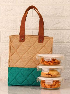 Buy Femora Borosilicate Glass Microwave Safe Container Lunch Box, 3 ...