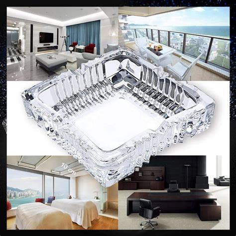 4062 Square Glass Misti Crystal Quality Cigar Cigarette — DeoDap