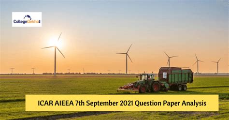 ICAR AIEEA 7th Sept 2021 Shift 1 Question Paper Analysis (Available ...