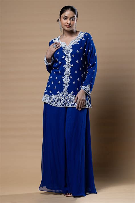 Devyani short skirt with pallazo set