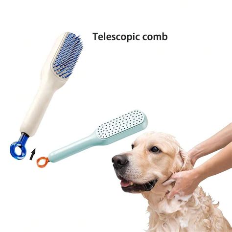 Pet Bath Telescopic Comb. It Is Very Good For Cleaning Pet Hair ...
