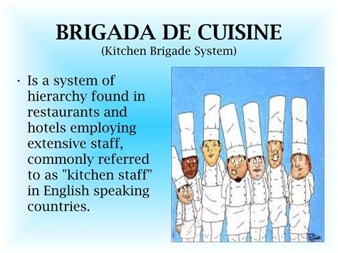 KITCHEN BRIGADE SYSTEM | PPT
