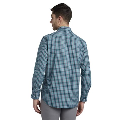 Colorplus Men's Checkered Slim fit Casual Shirt (CMSS27467-N6_Dark ...