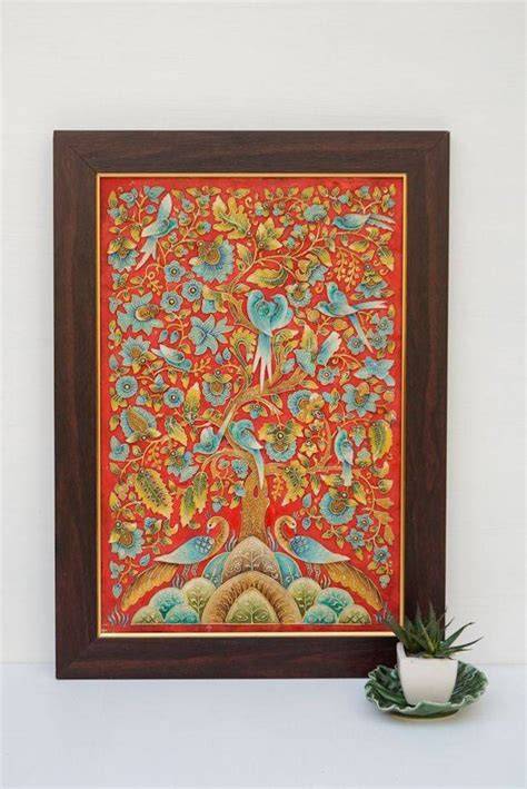 Around the Tree of Life - Scarlet ( 20.5in x 14.5in ) – Craft Maestros