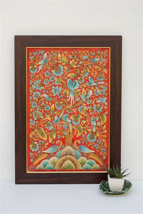 Around the Tree of Life - Scarlet ( 20.5in x 14.5in ) – Craft Maestros