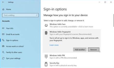 Image result for Windows Hello Pin Problems