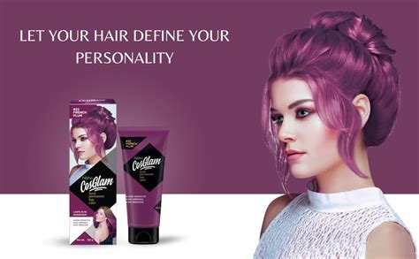 Nisha Cosglam Semi Permanent Hair Color for Unisex, Infused Conditioner ...