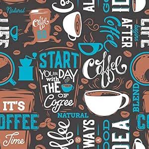 DWELLSINDIA Cafeteria Self Adhesive Wallpaper Peel & Stick, Waterproof ...