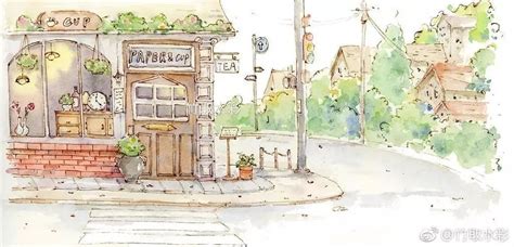 画一个小吃店怎么画,小吃店怎么画,各种小店铺简笔画(第3页)_大山谷图库