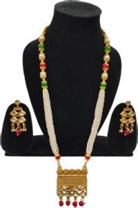 inesaa Alloy Gold-plated Gold Jewellery Set Price in India - Buy inesaa ...