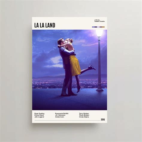 La La Land Poster - Minimalist Filmposter A3 - La La Land Movie Poster ...