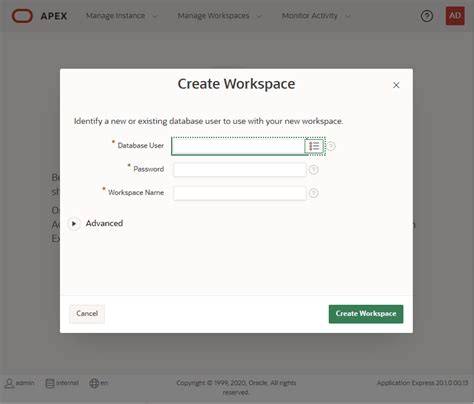 Image result for Oracle Apex Free Workspace Tutorial
