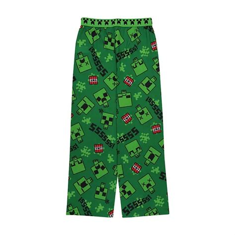 Boys 8-20 Minecraft "Creeper Scream" Pajama Pants