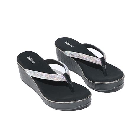 Studded Black Wedges – Koblerr