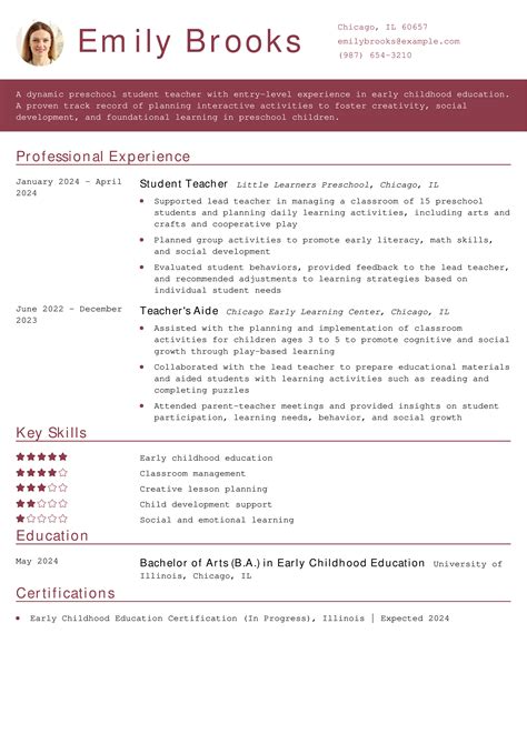 Best Student Teacher Resume Examples and Templates for 2025 ...