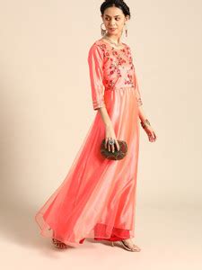 Tikhi Imli Women Embroidered A-line Kurta - Buy Tikhi Imli Women ...