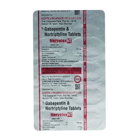 Nervelex NT Tablet | Uses, Side Effects, Price | Apollo Pharmacy