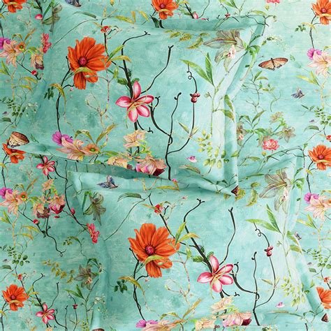 Buy PORTICO Garden Of Eden Cotton 300TC Floral Print 3Pcs Super King ...