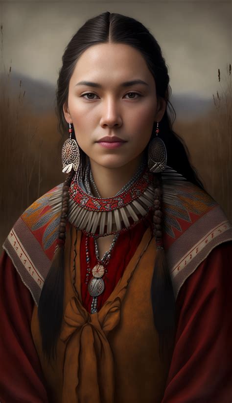 Native American Indian Woman by deejay21 on DeviantArt