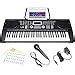 JUAREZ Octavé JRK661 61-Key Electronic Keyboard Piano with LED Display ...