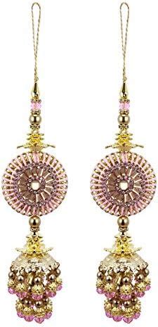 RAADHE CREATION Fancy Golden Hand Made Work Plastic and Fabric Ethnic ...