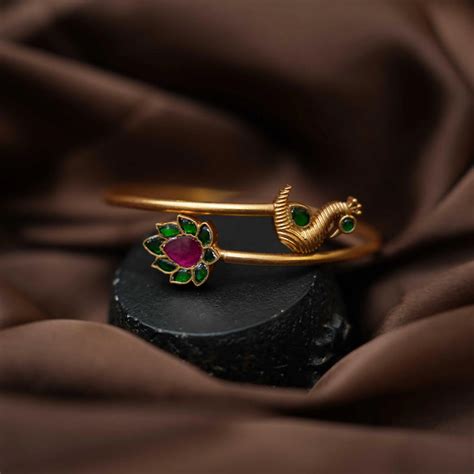 Elegant Pari Silver Kada Bangle |Handcrafted Chic for Girls & Women