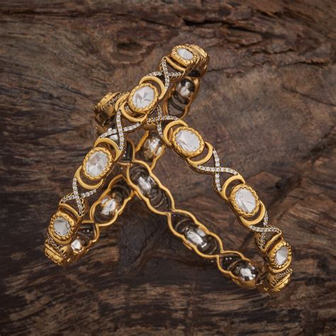 Regal Kundan Bangles Set | Discover New Kundan Bangles Designs