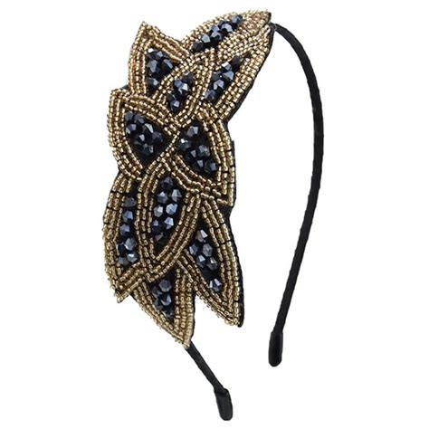 1920s Flapper Headbands for Women 20s Vintage Headpiece Rhinestone ...