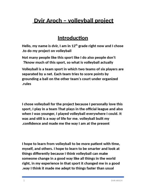 Volleyball Project Class 10 File 的图像结果