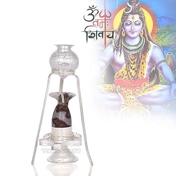 Buy Vedic Vaani Lord Shiva Shivling- Yoni Base | Abhishek Pot & Snake ...