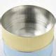 BETTHAJ tin with lid, for cookies/pale yellow pale blue, 2.5 l (2.6 qt ...