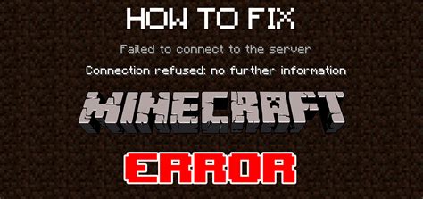 Image result for Connection Refused Error Minecraft