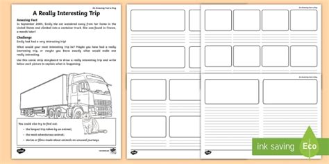 A Really Interesting Trip Worksheet / Worksheet - Twinkl