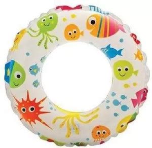 GLOWENTERPRISE Swimming Pool Fun Ring Tube for kids, Bath Toy ...