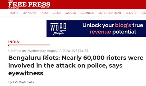 Hindustan Times Publishes Unverified Claim About ‘60,000’ Rioters in ...