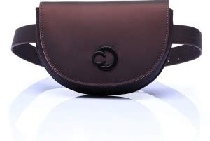 Caprese Denise Fanny Pack Small Dark Brown Waist Bag Brown - Price in ...