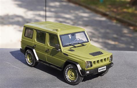 Original factory 1:18 BAIC Beijing Jeep B80C BJ80J diecast military ve ...