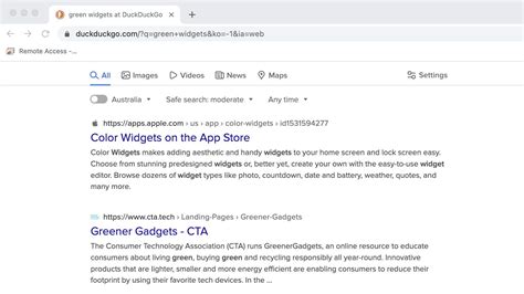 DuckDuckGo Search Box 的图像结果