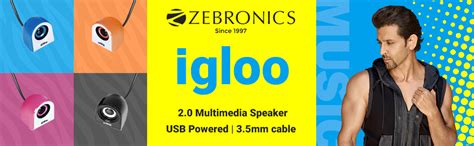 Amazon.in: Buy Zebronics ZEB- IGLOO 2.0 Multimedia Speaker with Volume ...