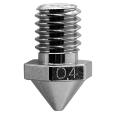 Micro Swiss Brass Plated Wear Resistant Nozzle for FlashForge Creator
