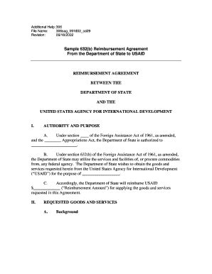 Reimbursement Contract Template - Fill Online, Printable, Fillable ...