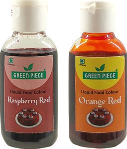 GREEN PIECE Edible Liquid Food Colour .(Pack of 2)(15 ml each ...
