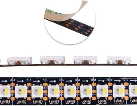 Hntoolight ws2812b rgbw sk6812 5V 5m 60 LEDs ip65 Led India | Ubuy