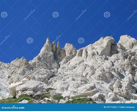 Hanging Stone Rocky Peak of Apennine Mountain Range Stock Image - Image ...