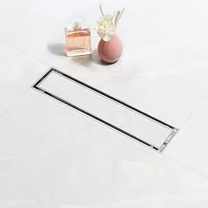 Ruhe® Tile Insert Shower Drain Channel | 12 x 3 Inches Waste Water ...