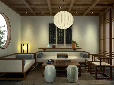新中式茶楼整体方案 - 效果图交流区-建E室内设计网