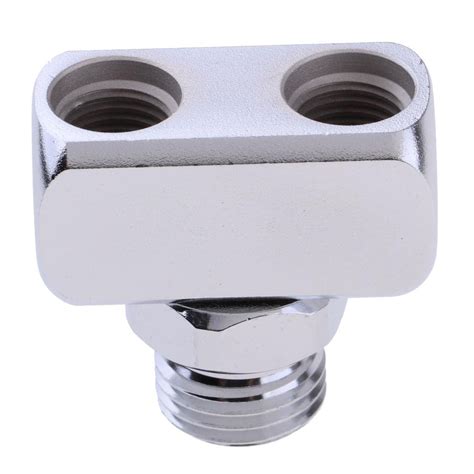 LOOM TREE® Brass Dive Hose Splitter 1x 9/16-18 UNF 2A Male to 2X 3/8-24 ...