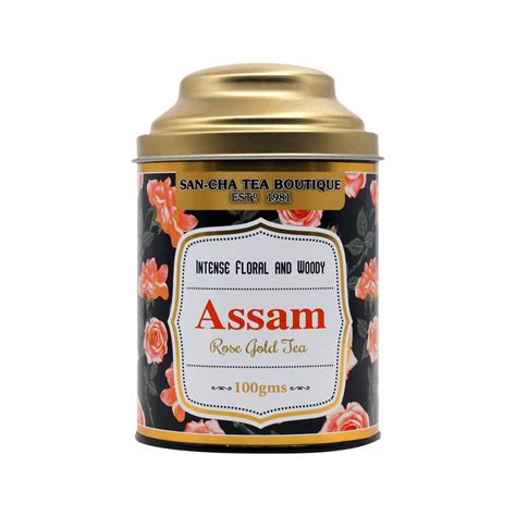 Assam Rose Gold Tea | Malty Assam Black Tea with Wild Rose – Sancha Tea ...
